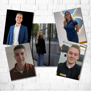 Azubis Ben, Anastasia, Simon, Leonie, Tom. Fotos: Privat